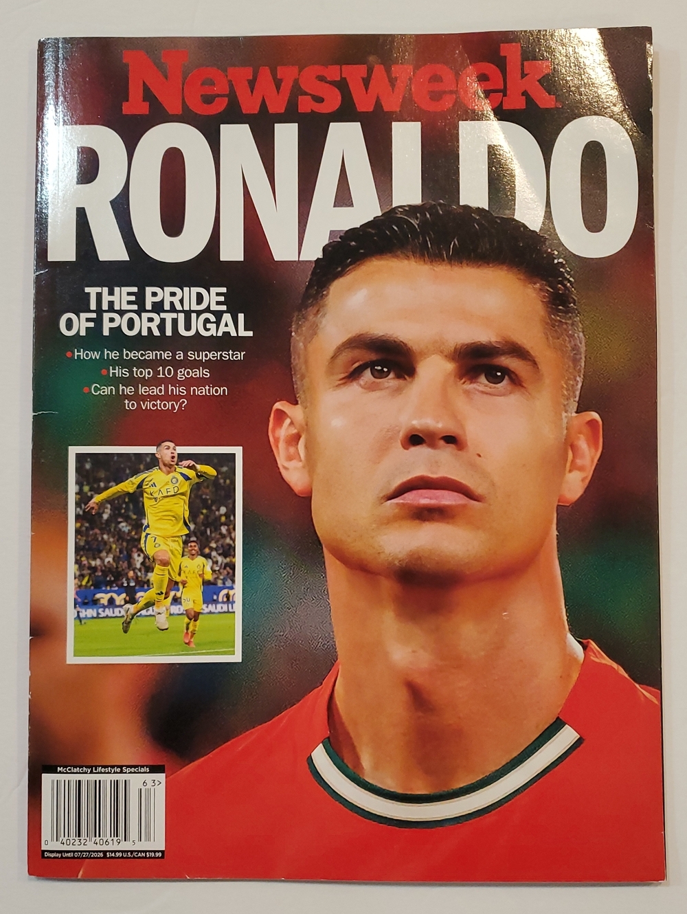 Christiano Ronaldo Magazine Newsweek July 2026 FIFA